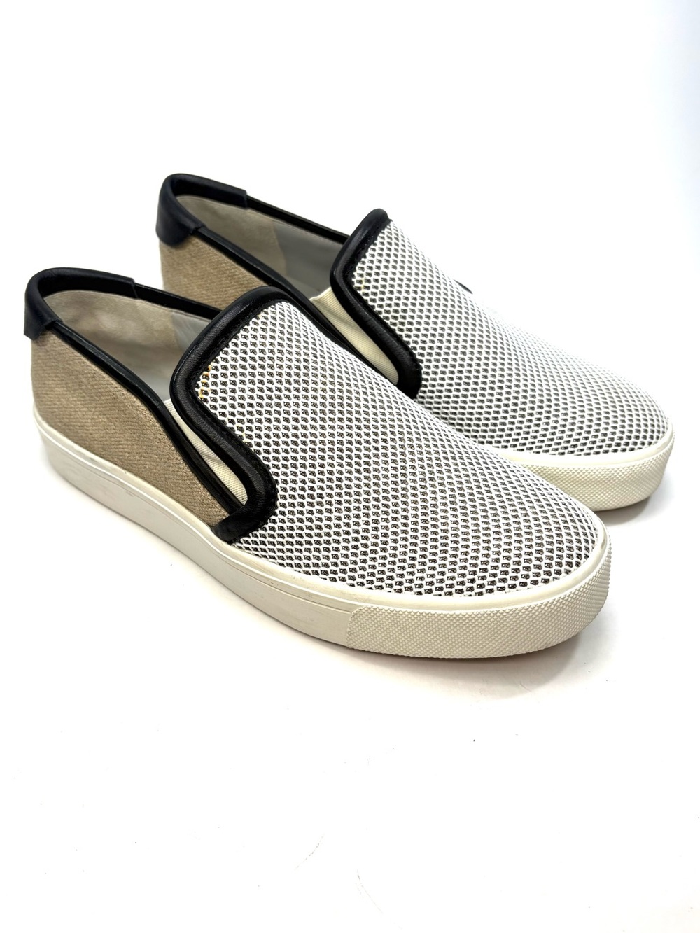 Vince Leather Two Tone Trainers | 6.5